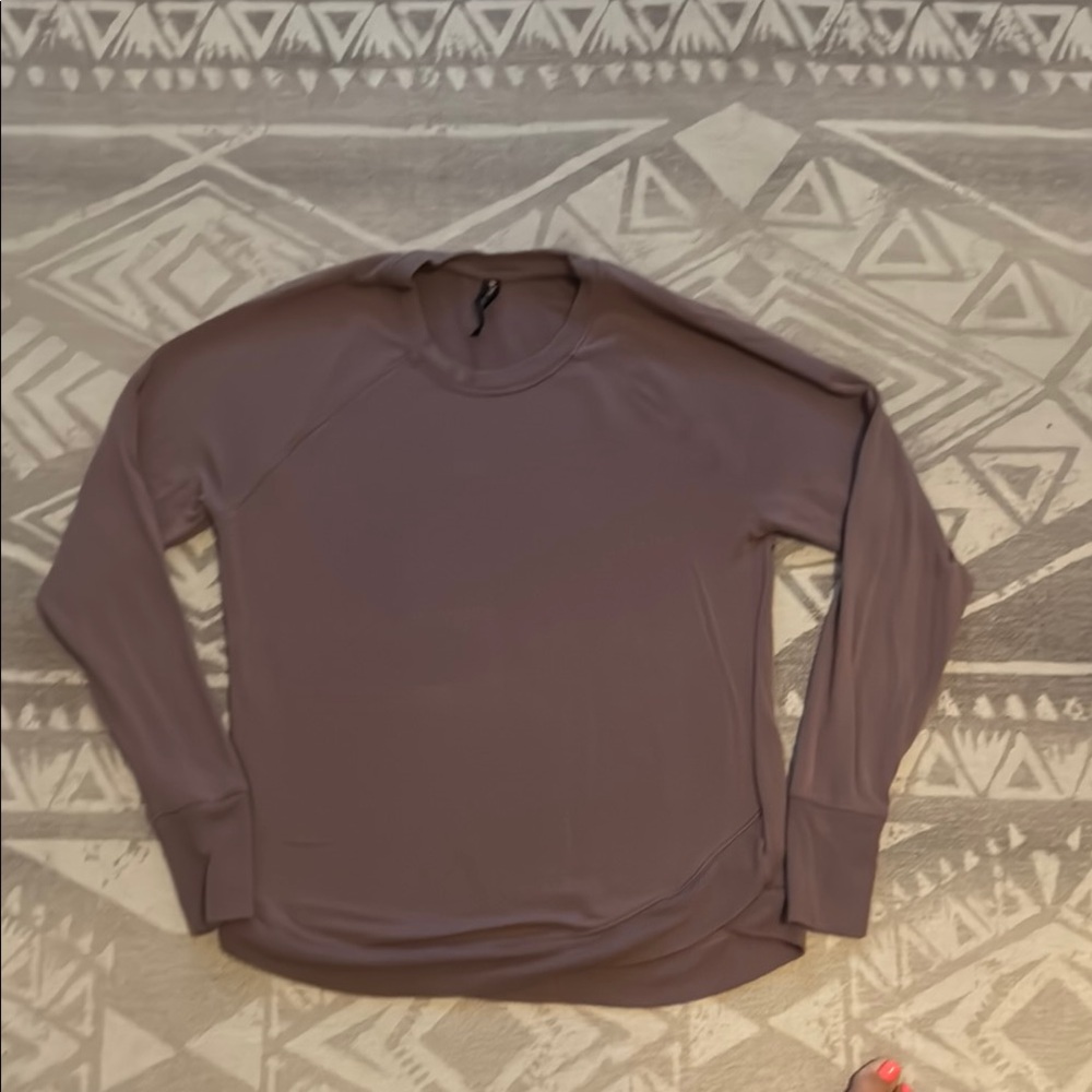 Athleta Lavender Crewneck Top